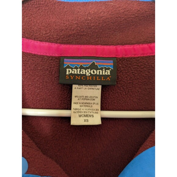 Patagonia Synchilla Snap-T Fleece Pullover Sweater Women's Size XS Pink Purple - Picture 3 of 4